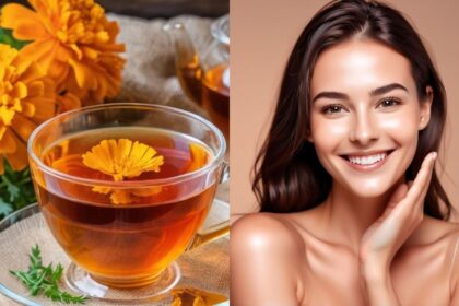 5 marigold tea benefits for skin and 8 ways to use it