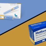 Boxes of Ozempic and metformin